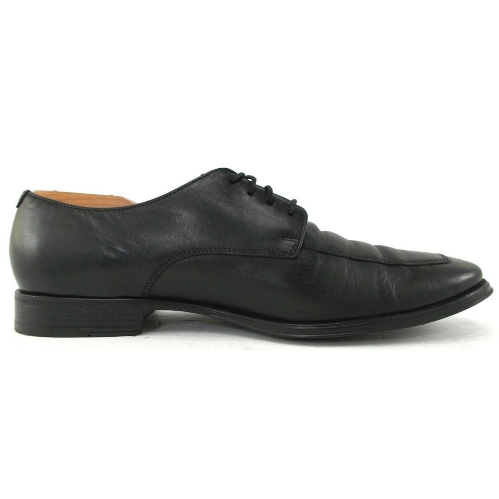 Cole Haan Mens Air Adams Black Dress Oxford Apron Toe Derby C09438 Size 10.5 M - Picture 6 of 11